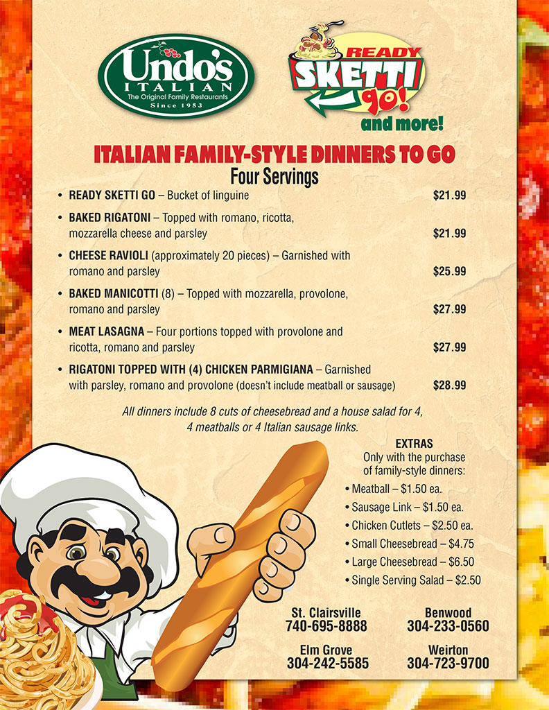 Undo's Family Restaurant & Catering